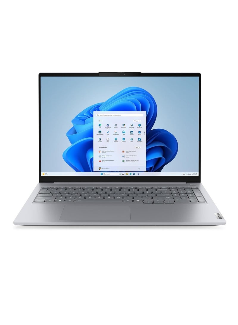 لينوفو لابتوب ثينك بوك 16 ج8 IAL إنتل كور ألترا 7 255H 16GB DDR5 RAM 512GB PCIe Gen4 SSD شاشة 16 بوصة WUXGA IPS رسومات إنتل آرك واي فاي 6E قارئ بصمة لوحة مفاتيح مضاءة من الخلف - Image 1