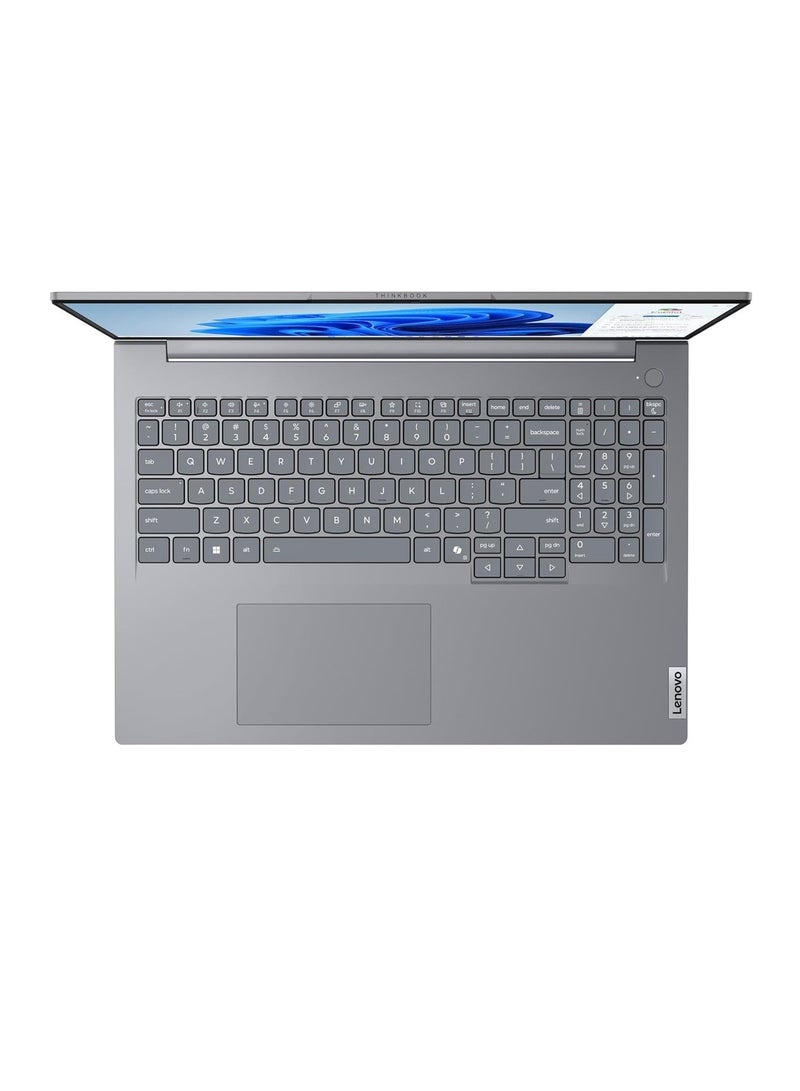 لينوفو لابتوب ثينك بوك 16 ج8 IAL إنتل كور ألترا 7 255H 16GB DDR5 RAM 512GB PCIe Gen4 SSD شاشة 16 بوصة WUXGA IPS رسومات إنتل آرك واي فاي 6E قارئ بصمة لوحة مفاتيح مضاءة من الخلف - Image 2