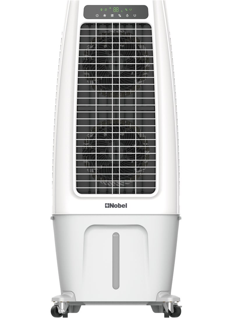 60L Air Cooler with Remote Control, Touch LED Display, Auto Swing, 3 Speeds & Modes, 12H Timer, High Air Speed 220W – NAC800R (1 Year Warranty) 60 L 220 W NAC800R white