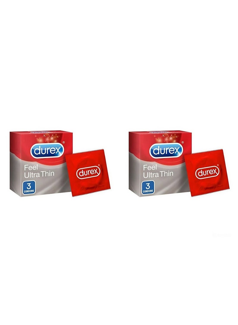 دوريكس Pack Of 2 durex Fetherlite Ultra 3 pc - Image 2
