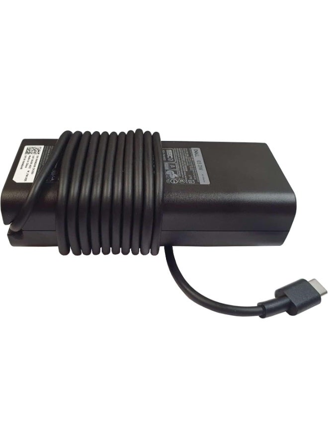 ديل Renewed - USB-C Charger 65W VT148 for Latitude Series black - Image 3