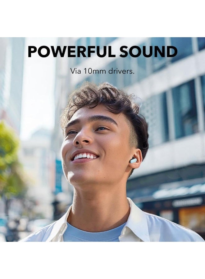 ساوند كور R50i NC by Anker, ETISAL Warranty 18 Months, Noise Cancelling Earbuds, Strong and Smart Noise Cancelling, Powerful Bass, 45H Playtime, 2-in-1 Case and Phone Stand, IP54, Wireless Earbuds, Bluetooth 5.4, App Control Green Green green - Image 5