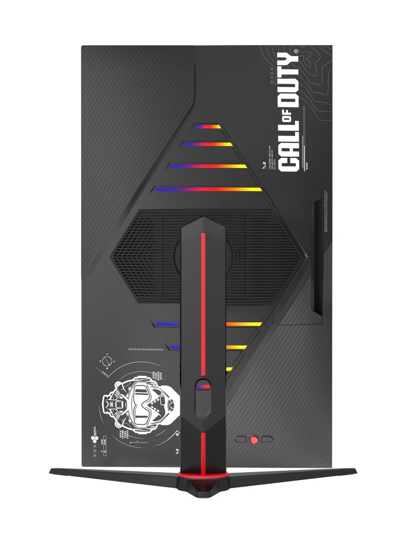 جايم أون مجدد - شاشة كمبيوتر للألعاب بحجم 27 بوصة من Call Of Duty (1920x1080) IPS سريع، FHD 1080P، معدل تحديث 180Hz، زمن استجابة 0.5ms، LED، HDMI 2.1، شاشة عريضة 16:9 مع قاعدة قابلة للتعديل (تدعم VRR و PS5) ‎COD27FHD180IPS - Image 3