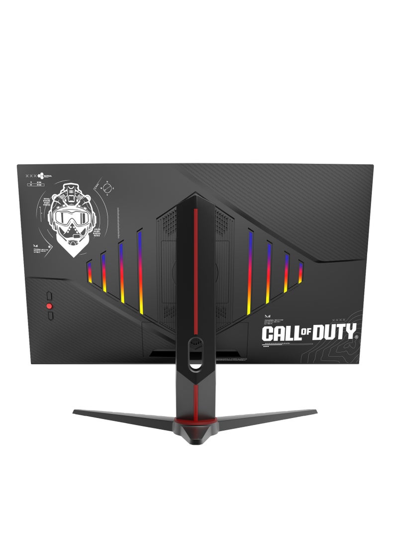 جايم أون مجدد - شاشة كمبيوتر للألعاب بحجم 27 بوصة من Call Of Duty (1920x1080) IPS سريع، FHD 1080P، معدل تحديث 180Hz، زمن استجابة 0.5ms، LED، HDMI 2.1، شاشة عريضة 16:9 مع قاعدة قابلة للتعديل (تدعم VRR و PS5) ‎COD27FHD180IPS - Image 2