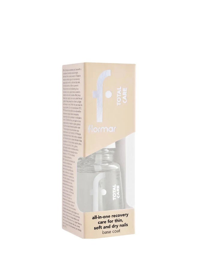 flormar Total Care Multi-Care Repairing Nail Polish Base clear - Image 1