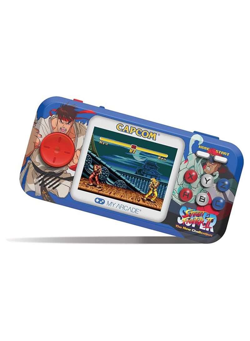 My Arcade Don Doko Don Pocket Player – Portable Handheld System, 3 Built-in Games, White, Retro Gaming On The Go