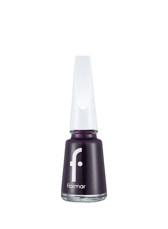 flormar Nail Enamel High Pigment & Shiny Finish Nail Polish 492 Eggplant - Image 1