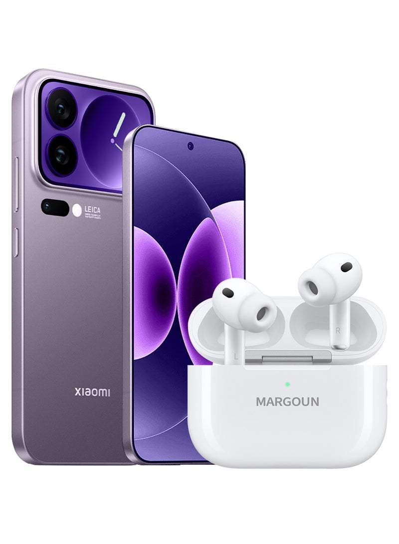 MARGOUN Wireless Earbuds Pro 2 (2rd Generation) 2022 with Active Noise Cancelation ANC , Adaptive Transparency and 30-Hour Battery Life for Xiaomi 17 Pro Max - White White-X17PM - Image 2