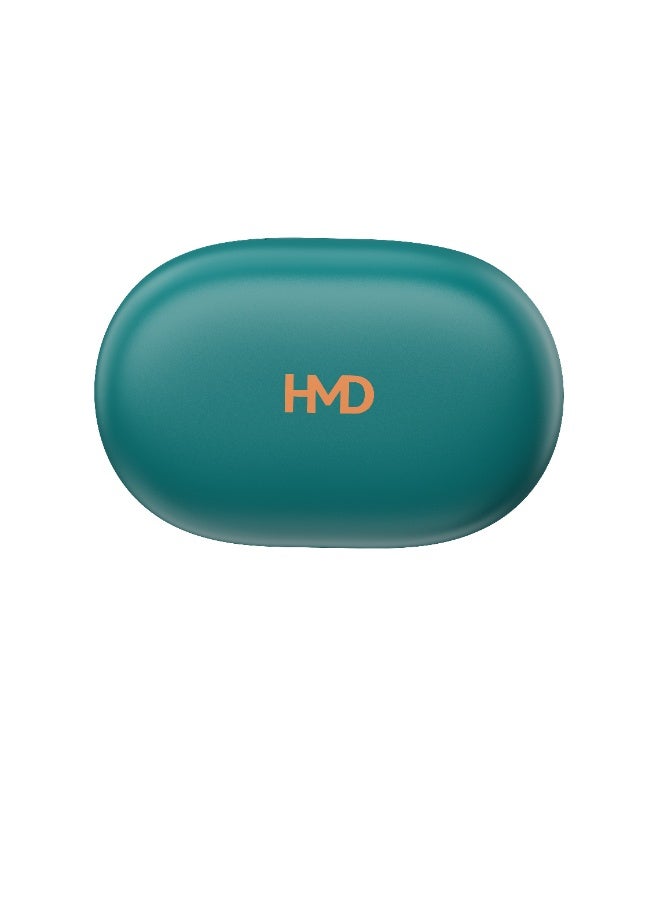 HMD DUB P50 True Wireless Earbuds, 6mm Drivers, 2 Mic AI-ENC for Clear Calls, Pocketable Design, 25 Hours Playtime, Low Latency Mode, Voice Assistant Support, IPX4, Fast Charging Blue - Image 5