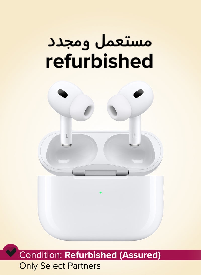 Apple Refurbished - AirPods Pro 2 Wireless Earbuds - White - Image 1