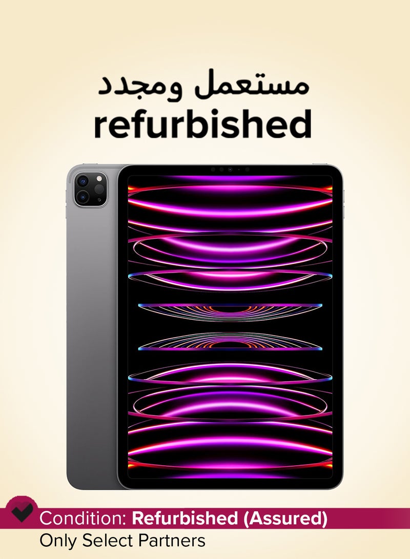 Apple Refurbished - iPad Pro 2022 (4th Gen) 11-Inch 128GB WiFi Grey - International Version - Image 1