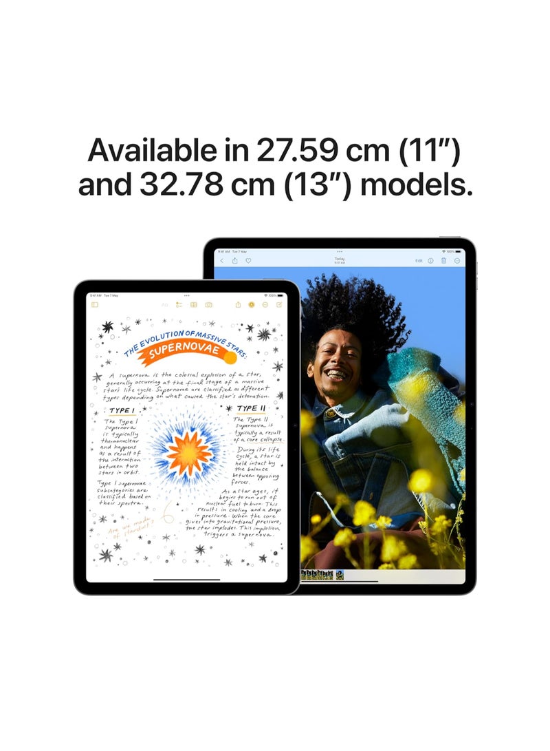 Apple Refurbished - iPad Air 2024 (6th Gen) M2 13-Inch 128GB Grey Wi-Fi - International Version - Image 3