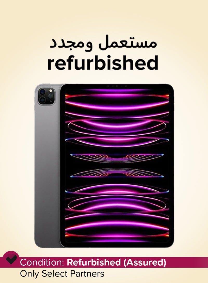 Apple Refurbished - iPad Pro 2022 (4th Gen) 11-Inch Space Gray 256GB 5G - International Version - Image 1