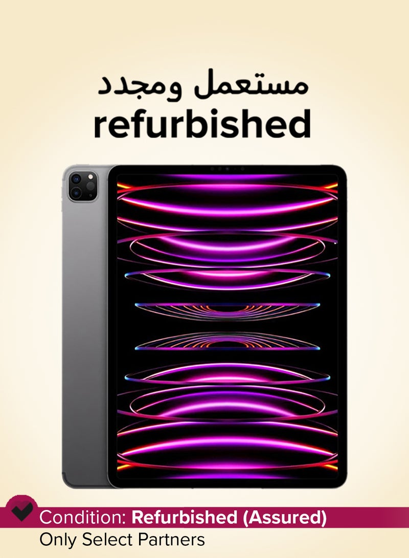 Apple Refurbished - iPad Pro 2022 (6th Gen) 12.9-Inch 512GB 5G Space Gray - International Version - Image 1
