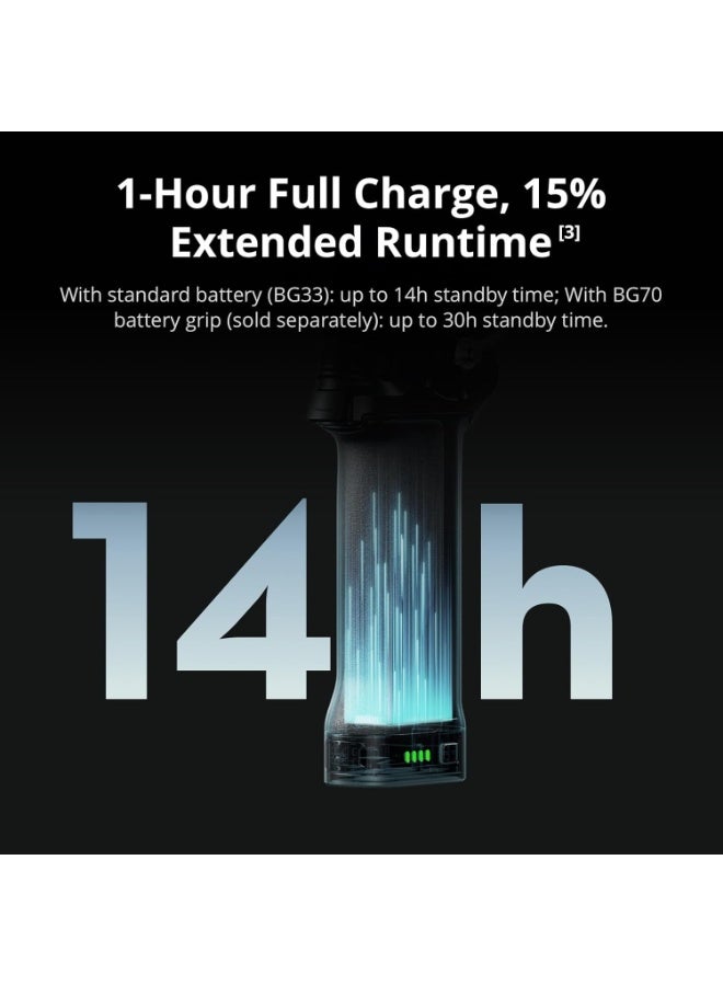 DJI RS 5 Gimbal Stabilizer, Extended Grip Tripod, Quick Release Plate, USB Charging Cable, Carrying Case, Combo Accessories - Image 4