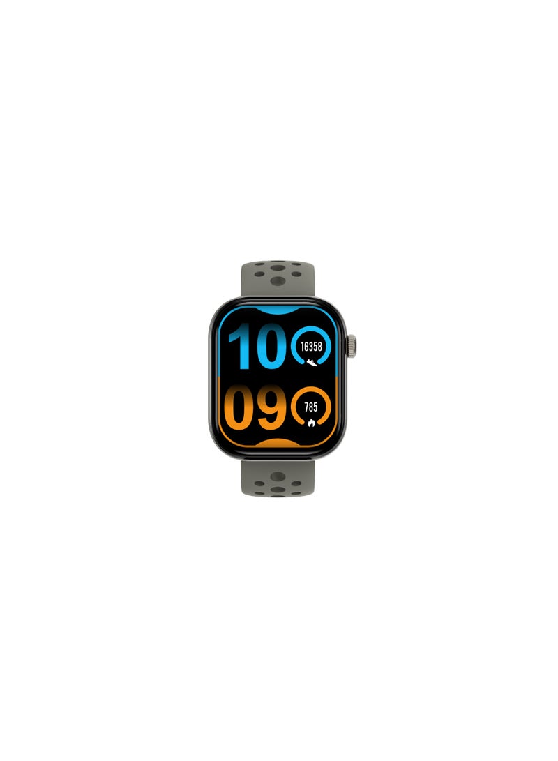 Infinix XWatch H4 XW4L 2.04" HD Touch Screen, IP68 Waterproof, 10 Days Normal Use Time, V5.3, Pulse Oximetry, 300mAh Battery, Magnetic Charging, Call Support grey - Image 1