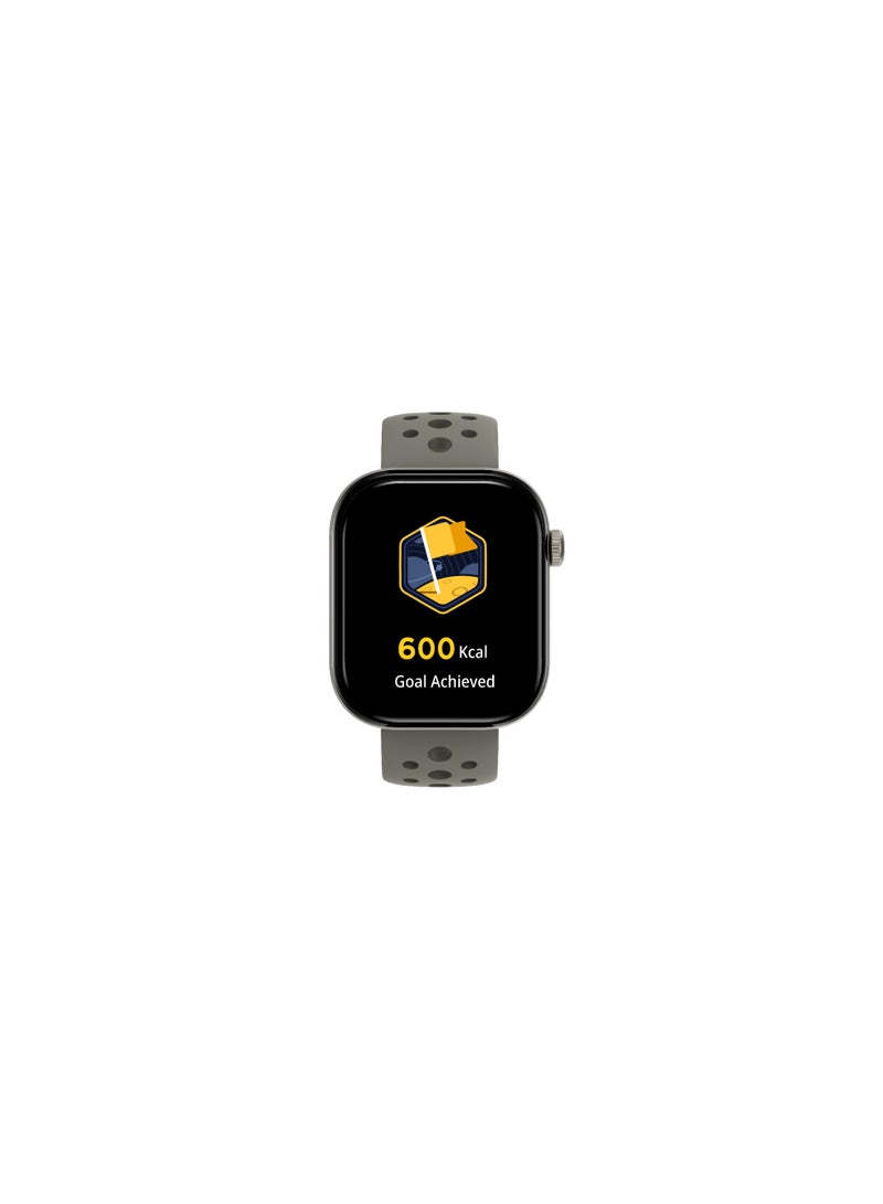 Infinix XWatch H4 XW4L 2.04" HD Touch Screen, IP68 Waterproof, 10 Days Normal Use Time, V5.3, Pulse Oximetry, 300mAh Battery, Magnetic Charging, Call Support grey - Image 4