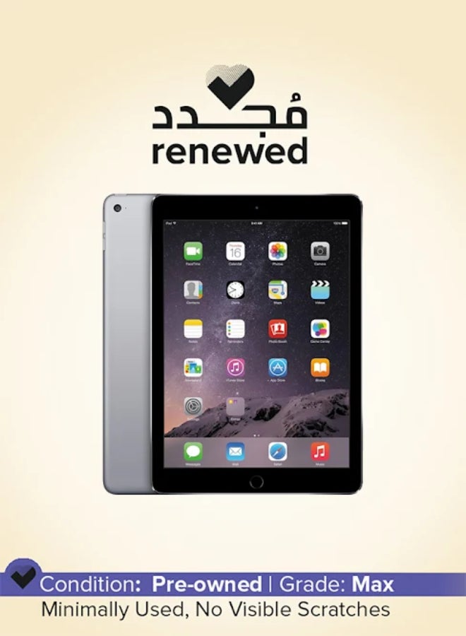 Apple Renewed - iPad Air 2 9.7inch 64GB Wi-Fi + cellullar Space Gray With FaceTime - Image 1