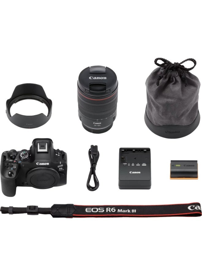 كانون كاميرا ميرورليس EOS R6 Mark III وعدسة RF 24-105mm F4L IS USM - Image 5