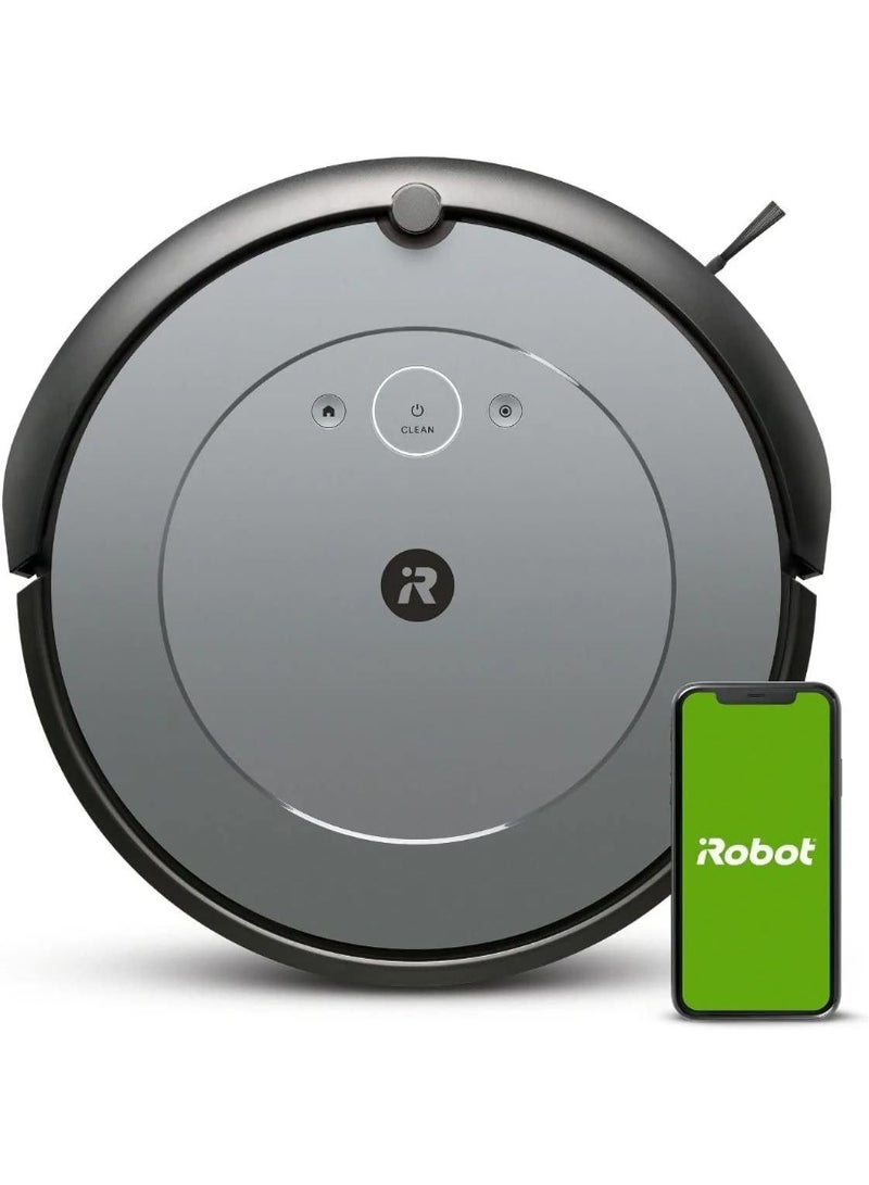 iRobot Roomba i2 (2152) Wi-Fi Connected Robot Vacuum, Neat Row Navigation, Powerful Suction, Alexa Compatible, Ideal for Pet Hair, Carpets & Hard Floors 33 W i2152 black - Image 1