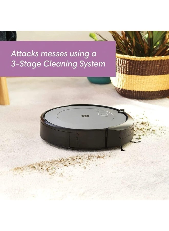 iRobot Roomba i2 (2152) Wi-Fi Connected Robot Vacuum, Neat Row Navigation, Powerful Suction, Alexa Compatible, Ideal for Pet Hair, Carpets & Hard Floors 33 W i2152 black - Image 4