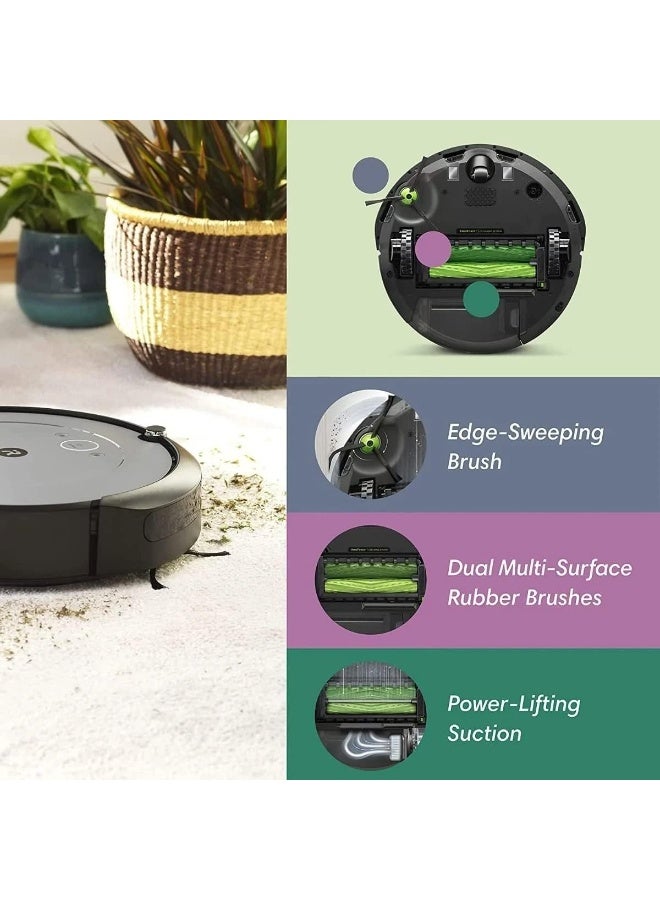 iRobot Roomba i2 (2152) Wi-Fi Connected Robot Vacuum, Neat Row Navigation, Powerful Suction, Alexa Compatible, Ideal for Pet Hair, Carpets & Hard Floors 33 W i2152 black - Image 3