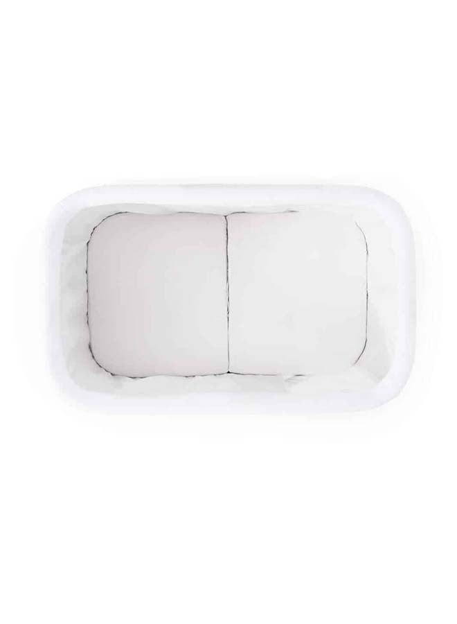 هوك هزاز وحضانة دريمر للأطفال - رمادي - من الولادة حتى 9 كجم - 6 أشهر - هزاز وحضانة 2 في 1، خفيف الوزن وقابل للطي مع مرتبة - Image 4