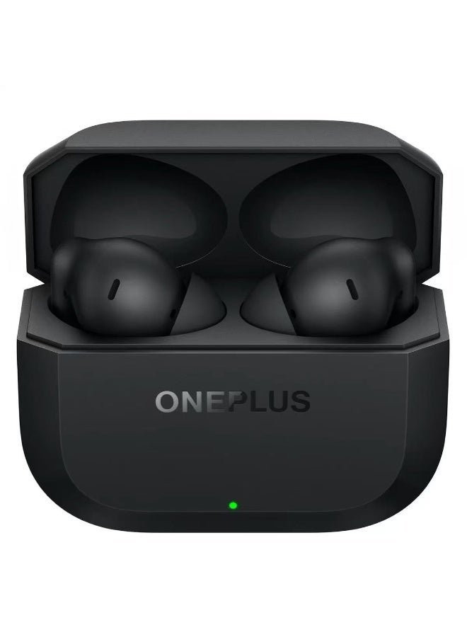 OnePlus Buds 3V Black Wireless Earbuds - 12.4mm Large Driver, 54H Long Battery Life, IP55 Water & Dust Resistant BLACK - Image 1