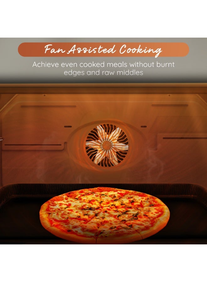 Ariston Electric Cooker, 90x60 cm, Fan-Assisted Oven, Self-Cleaning, LED Display, Glass Top, Stainless Steel Finish – ARR9EV830207XME ARR9EV830207XME Inox - Image 5
