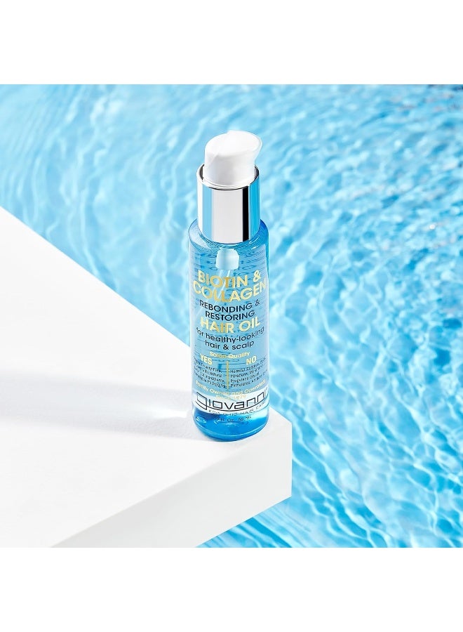 Giovanni Biotin & Collagen Rebounding & Restoring Hair & Scalp Oil - 56 ml - Image 3