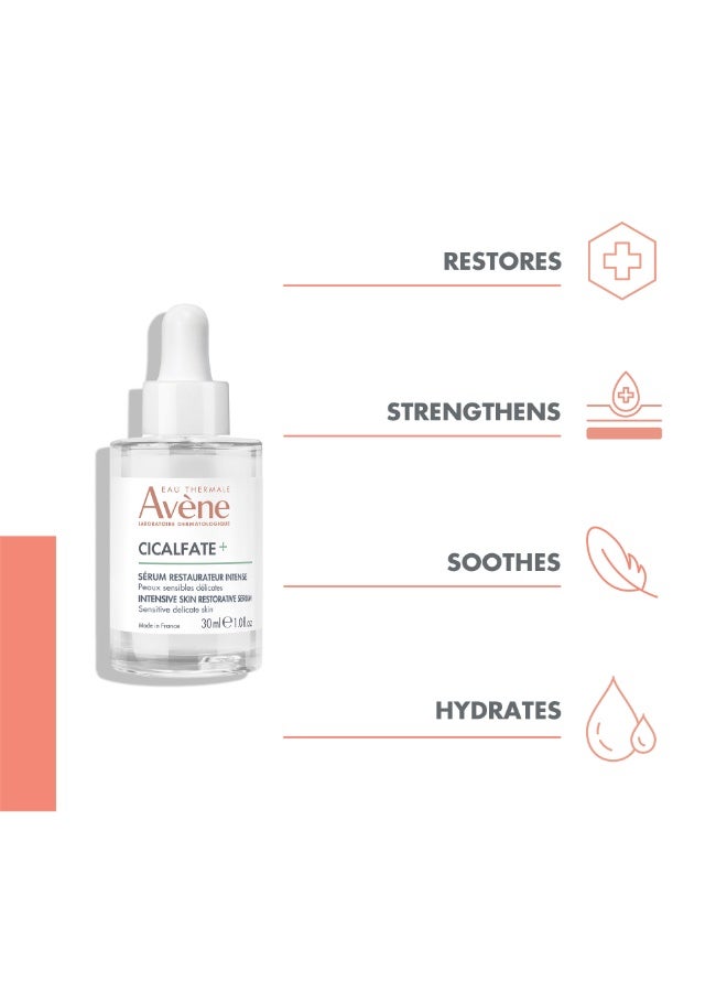 آفين Cicalfate+ Intensive Skin Restorative Serum  – Advanced Barrier Repair for Fragile Skin, Pro-Vitamin B5 & TRP-Regulin, Fragrance-Free & Fast-Absorbing for Damaged Skin Recovery clear 30ml - Image 4