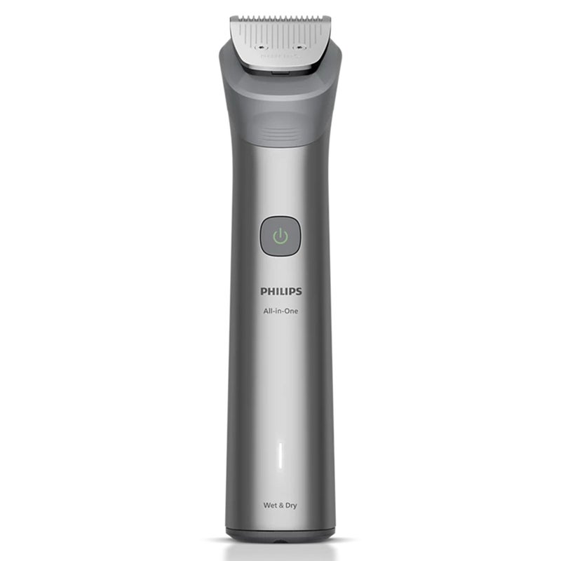 Philips All-in-One Trimmer 5000 Series, 120 mins runtime, Ergonomic grip, 11 attachments, Light grey - MG5923/15 - Image 2