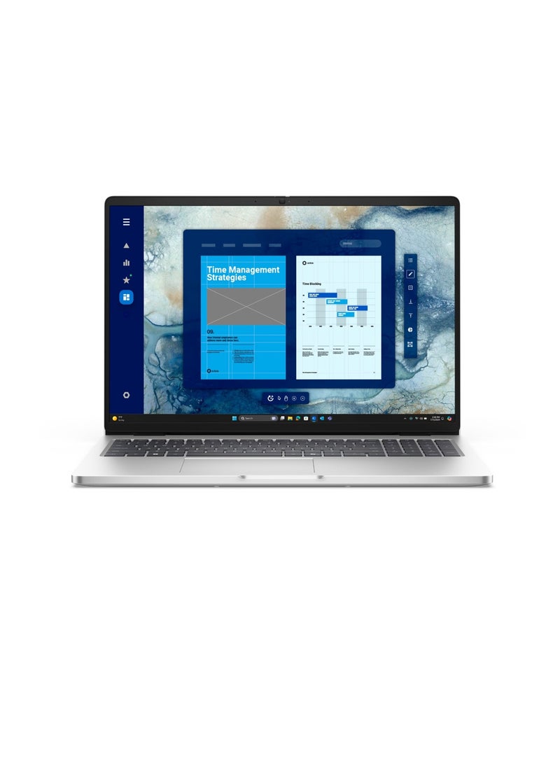 Pro 16 PC16250 Laptop Intel Core Ultra 7 255U 16 inch FHD+ 8GB DDR5, 512GB SSD, Windows 11 Pro, Fingerprint Reader, Backlit Keyboard 3 Year Warranty Silver