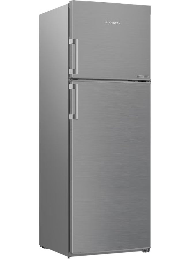 Ariston Double Door Refrigerator, 314LGross/241L Net, No Frost, Inverter Compressor, Dual Fan Cooling, Reversible Door, LED Light, 10-Year Compressor Warranty, Made in Turkey – ART60F1351XME 220 W ART60F1351XME Inox - Image 2