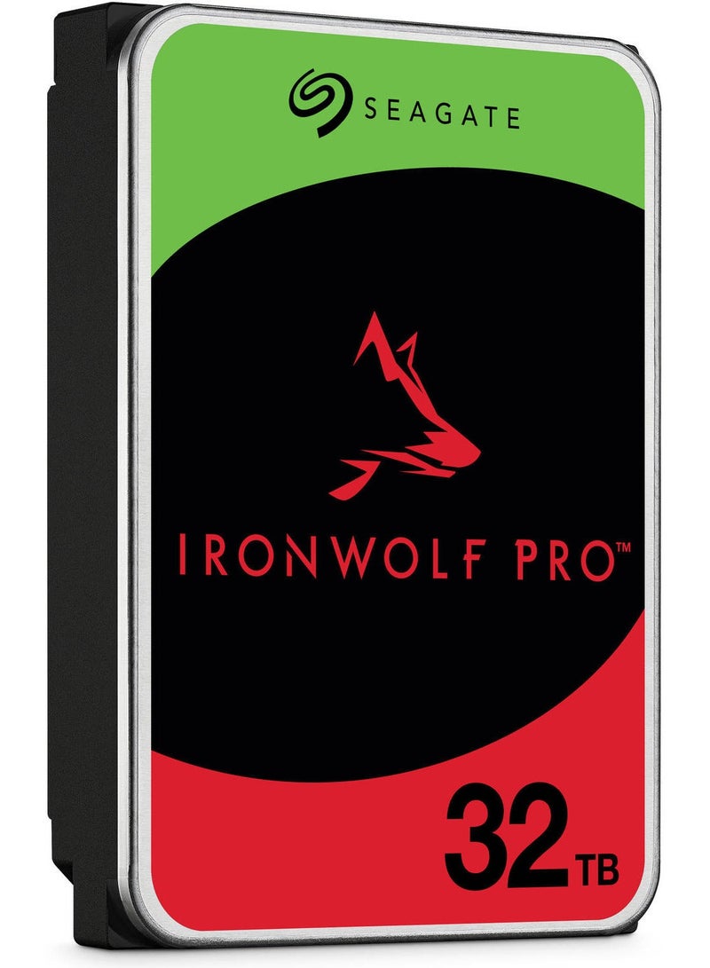 Seagate IronWolf Pro 32TB Internal NAS Hard Drive – 3.5" SATA III 6Gb/s, 7200RPM, 512MB Cache, Up to 285MB/s Transfer Speed, 2M Hours MTBF, CMR Technology, RAID-Optimized 24/7 Enterprise Storage | ST32000NT000 32 TB - Image 3