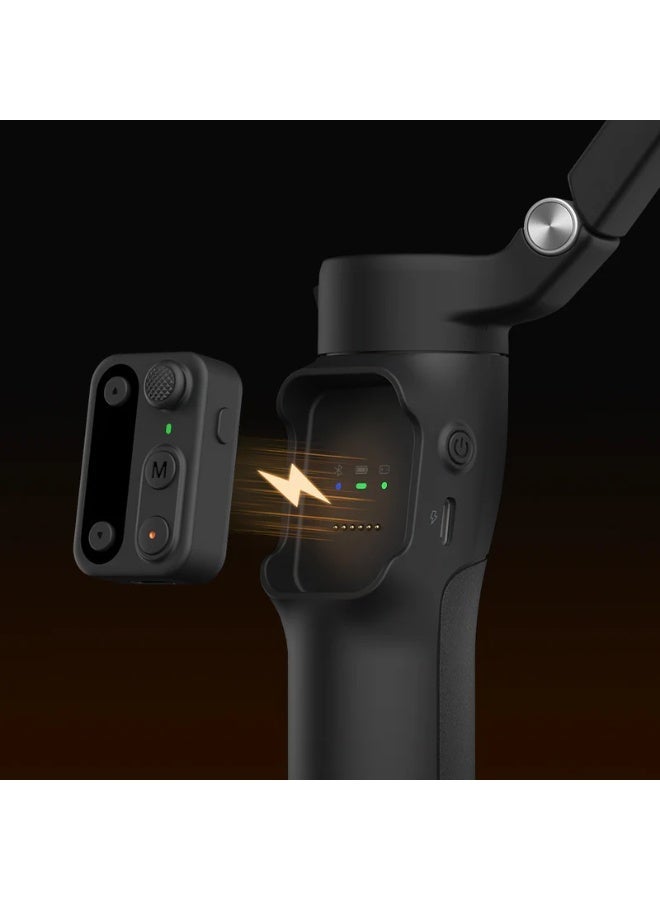 هوهم iSteady X3 SE Gimbal Stabilizer for iPhone, Phone Stabilizer with Detachable Remote Control, Portable Foldable 3-Axis Phone Gimbal for Android & iPhone 16 15 Pro Max, Ideal for Travel Vlogging - Image 5