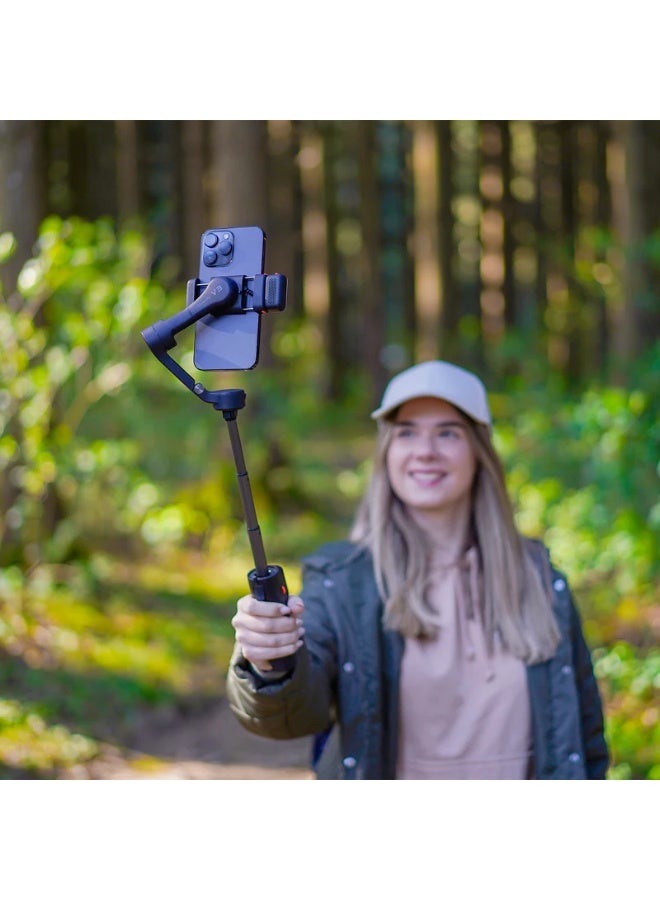 هوهم iSteady V3 Smartphone Stabilizer - 3-Axis Gimbal Stabilizer, Magnetic AI Tracker, Removable Controller, Extended Rod and Built-in Tripod Foldable for Live Streaming, Vlog - Image 5