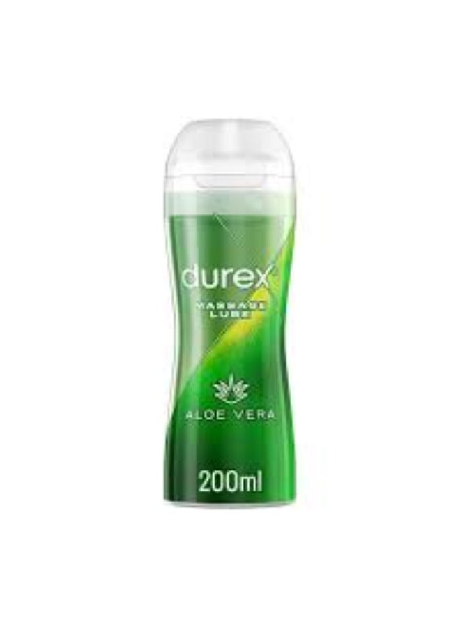 Intimate & Massage Gel Aloe Vera 200ml – Water-Based Lubricant