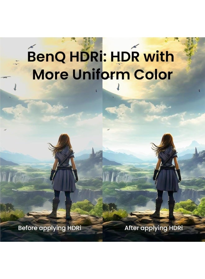 بين كيو شاشة بنكي EW270Q 2K QHD 200Hz USB-C 65W PD للألعاب والمكتب، 1ms، مكبرات صوت 5W، HDRi، AMD FreeSync Premium - السعودية - ضمان 3 سنوات - Image 5