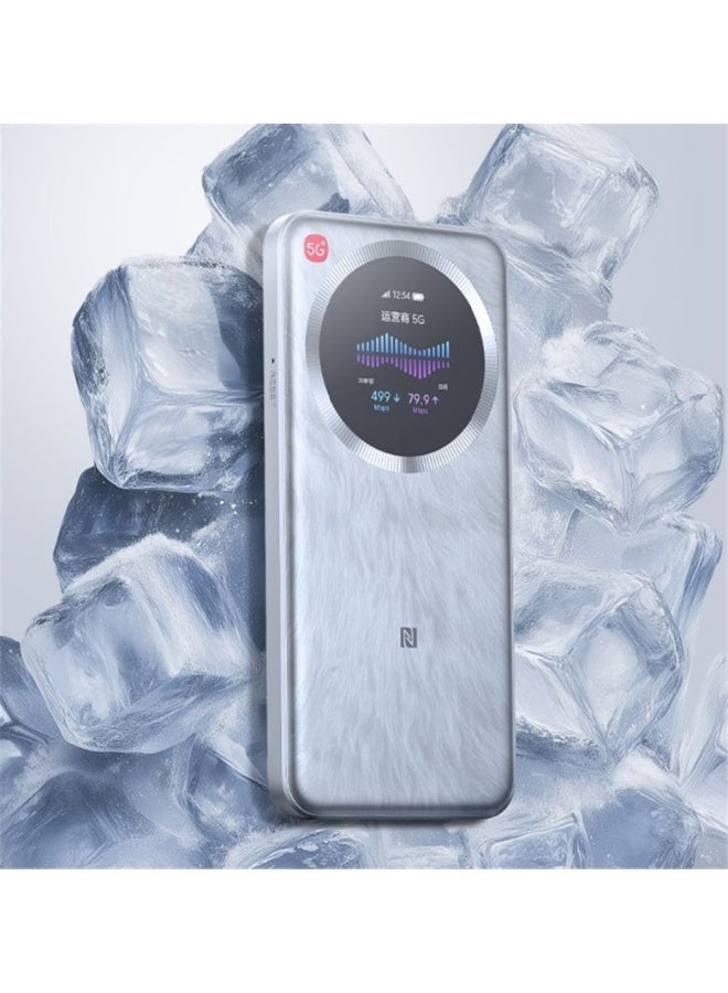 زد تي اي U30 برو MU5358 نقطة اتصال واي فاي محمولة 5G، جهاز توجيه محمول 5G غير مقفل، واي فاي 6، بطارية 5000 مللي أمبير، شاشة تعمل باللمس، اتصال يصل إلى 32 جهاز، إنترنت متنقل فائق السرعة للمنزل والسفر - Image 4