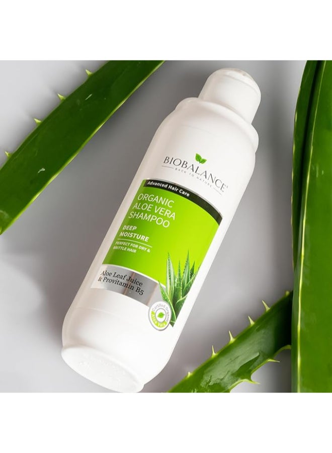Bio Balance Aloe Vera Shampoo  – Deep Hydration, Repair & Scalp Care for Dry, Damaged Hair (Combo Pack x 330ml Each) multicolour 660ml - Image 2