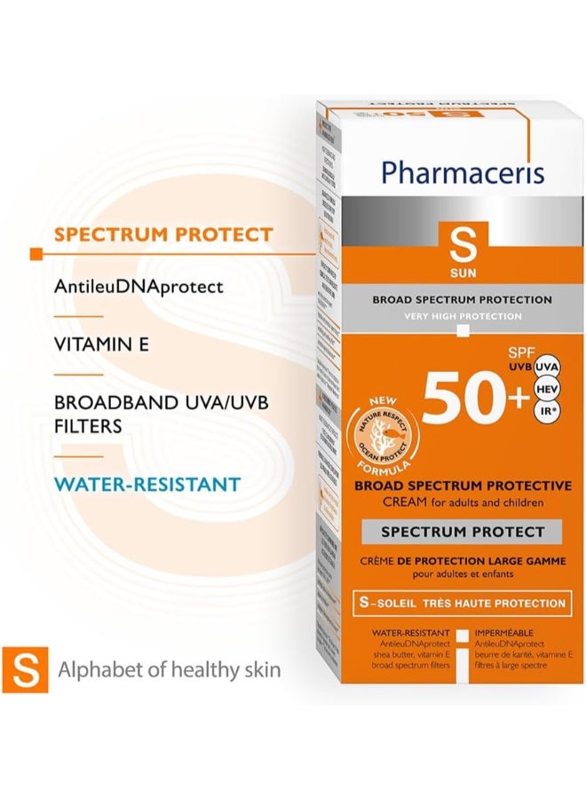 فارماسيريس واقي شمس واسع الطيف SPF 50+ UVB/UVA | مقاوم للماء، مضاد للحساسية وخالي من العطور، (عبوة من 2 × 50 مل لكل منهما) - Image 4