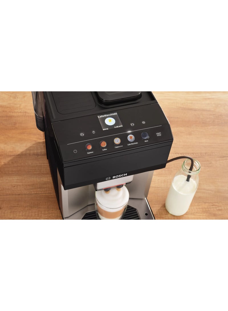 BOSCH Series 4 Fully automatic coffee machine VeroCafe Inox silver metallic, Piano black TPE40307 1.9 L 1500 W TPE40307 Black - Image 2