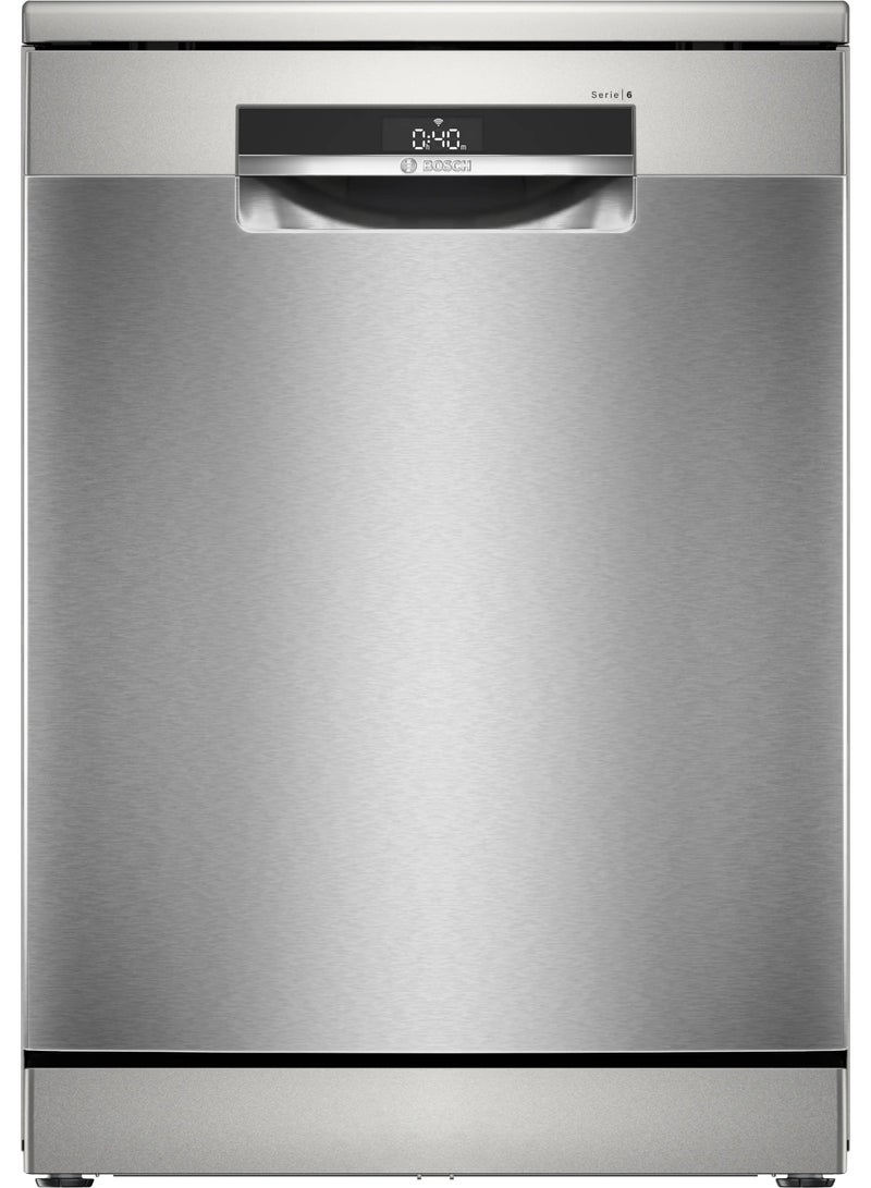 BOSCH Series 6 free-standing dishwasher 60 cm Brushed steel anti-fingerprint SMS6EMI62V SMS6EMI62V Stainless steel - Image 1