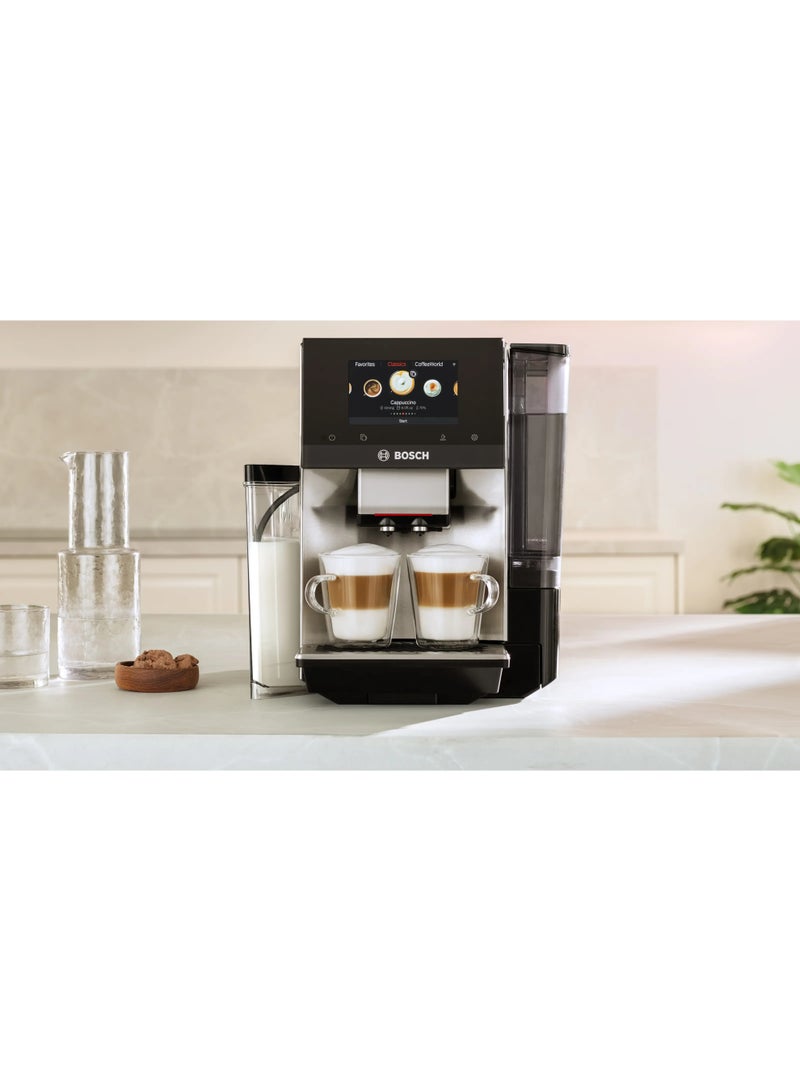 بوش Series 8 Fully automatic coffee machine VeroCafe Stainless steel TQE80703 2.4 L 1500 W TQE80703 Silver - Image 4