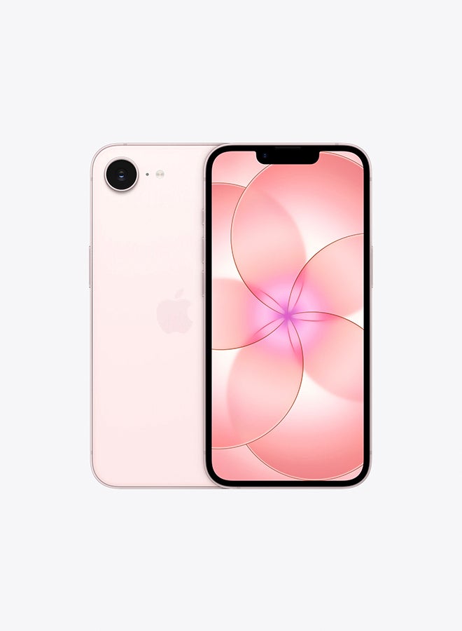 ابل  آيفون 17e 256GB وردي فاتح 5G (شريحة نانو + eSIM) مع فيس تايم - النسخة الدولية - Image 1