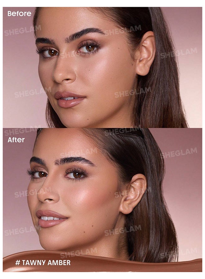 شيجلام Buttery Buff Contour & Bronzer Stick-Tawny Amber Tawny Amber - Image 4