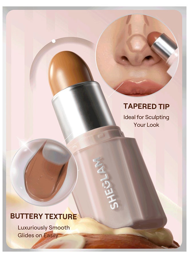 شيجلام Buttery Buff Contour & Bronzer Stick-Tawny Amber Tawny Amber - Image 5