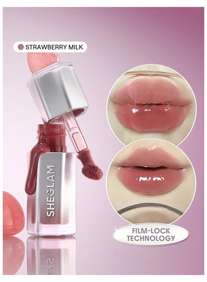شيجلام Glass Lock Air Gloss-Strawberry Milk Strawberry Milk - Image 3