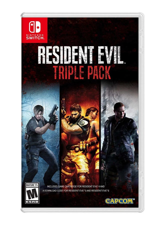 كابكوم حزمة ريزيدنت إيفل الثلاثية - نينتندو سويتش - مجموعة ألعاب رعب البقاء على قيد الحياة - Image 1